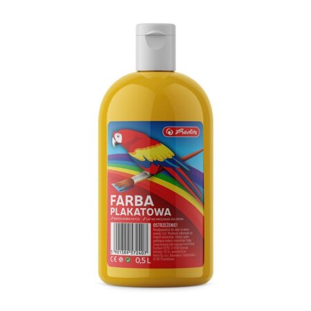 HERLITZ FARBA PLAKATOWA 500ML ŻÓŁTA 9575845