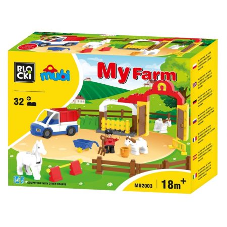 KLOCKI BLOCKI MUBI MYFARM 32EL MU2003