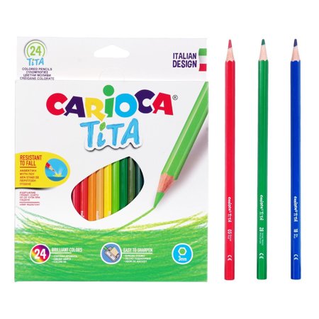 KREDKI OŁÓWKOWE 24KOL CARIOCA TITA 42794