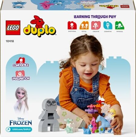 LEGO 10418 DUPLO Elza i Bruni w Zaczarowanym Lesie