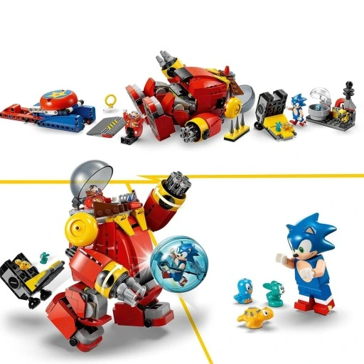 LEGO 76993 SONIC THE HEDGEHOG Sonic kontra dr. Eggman i robot Death Egg