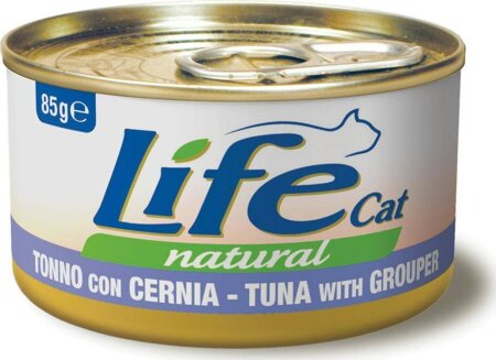 LIFE CAT PUSZ 85G TUŃCZYK+GROUPER