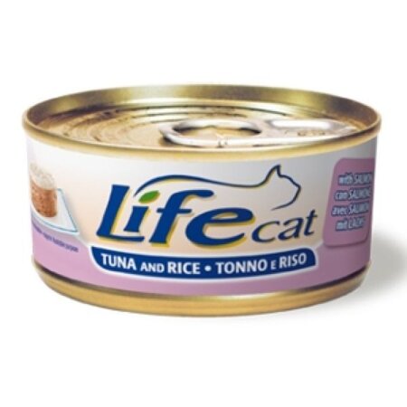 LIFE CAT PUSZKA 170G TUŃCZYK+RYŻ+SALMON