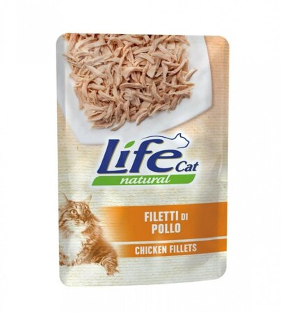 LIFE CAT SASZ 70G FILET KURCZAK