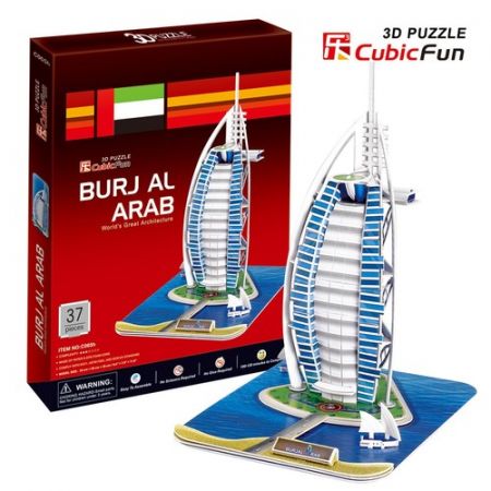 PUZZLE 3D BUDYNEK BURJ AL ARAB ZA-51684