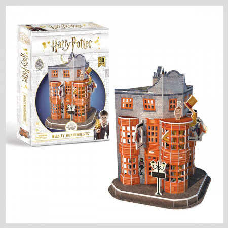 PUZZLE 3D HARRY POTTER MAGICZNE DOWCIPY WEASLEYÓW NA POKĄTNEJ