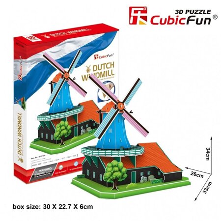 PUZZLE 3D WIATRAK HOLENDERSKI ZA-86335