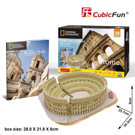 PUZZLE CUBIC FUN 3D RZYM COLOSEUM