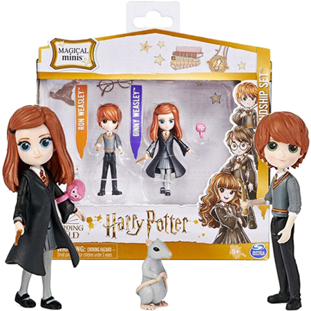 WIZARDING WORLD LALKA 2 PAK RON I GINY 7,6CM HARRY POTTER 6061834 SPIN MASTER