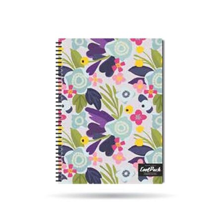 coolpack kołozeszyt a4 flower me 30001cp